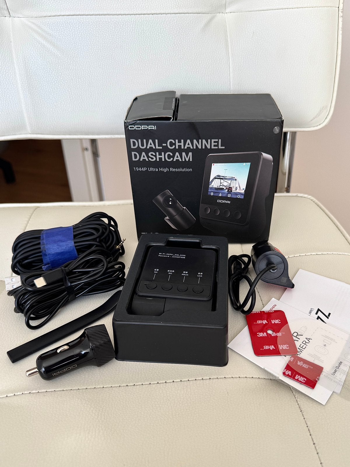 DDPAI Z40 Dual-Channel Dashcam Voor+Achter 1944P UltraHD&GPS, Ophalen of Verzenden, Nieuw