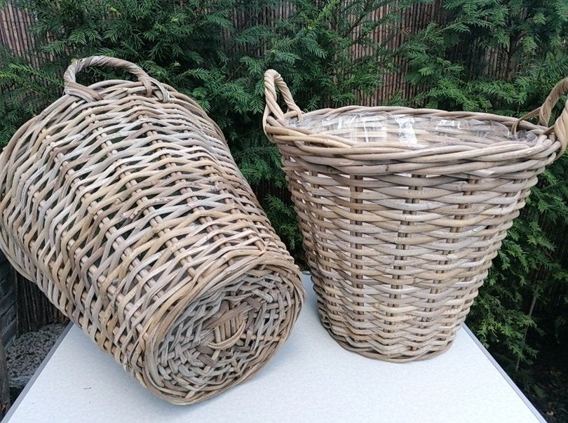 plantenmand 38 cm (46 cm), Ophalen, Rond, Nieuw, Riet