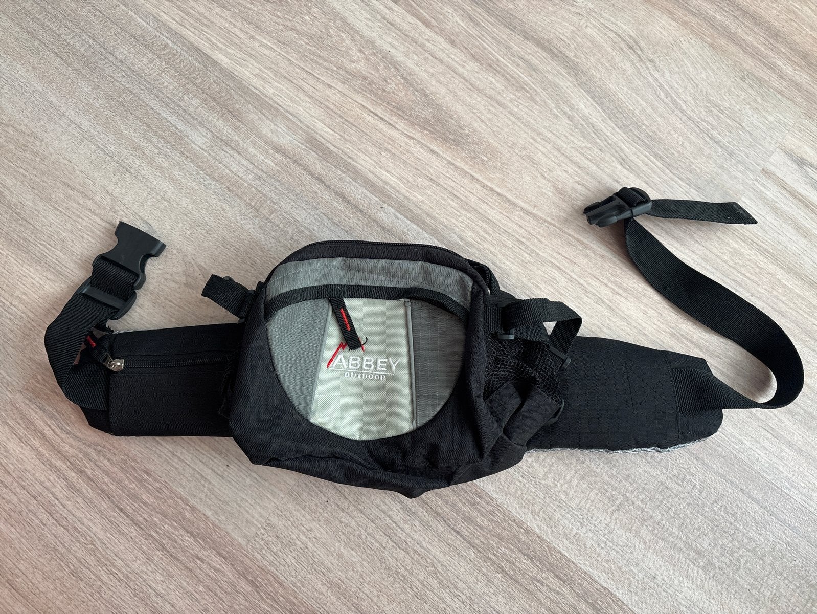 Abbey Outdoor Heuptas - Zwart/Grijs - als nieuw, Minder dan 30 cm, 25 tot 40 cm, Zo goed als nieuw, Ophalen