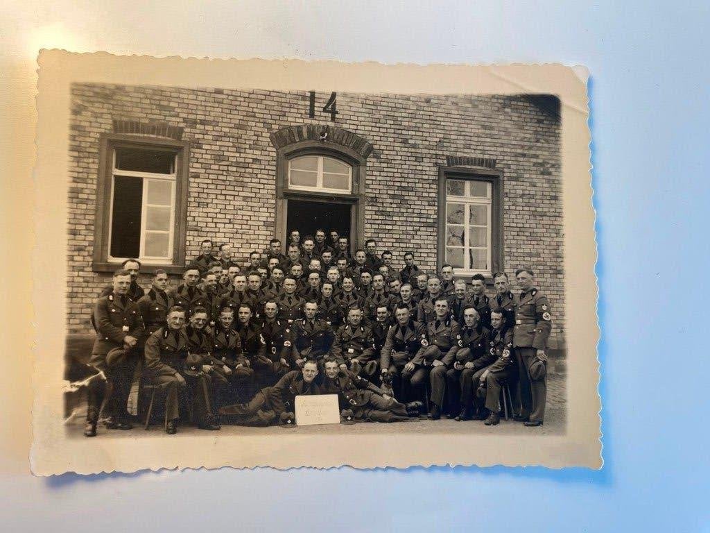 Zeldzame Originele Foto uit 1933 – Duitse Eenheid H-Kruizen, Ophalen of Verzenden, Nederland, Foto of Poster