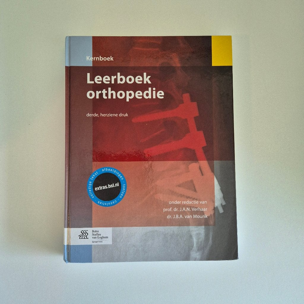 Leerboek Orthopedie (Dr. J.A.N. Verhaar), Ophalen of Verzenden, Dr. J.A.N. Verhaar, Beta, WO