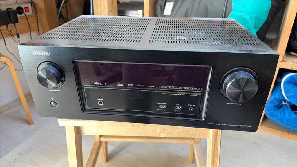 Denon AVR-X2300W receiver plus afstandsbediening, Ophalen, 120 watt of meer, Denon