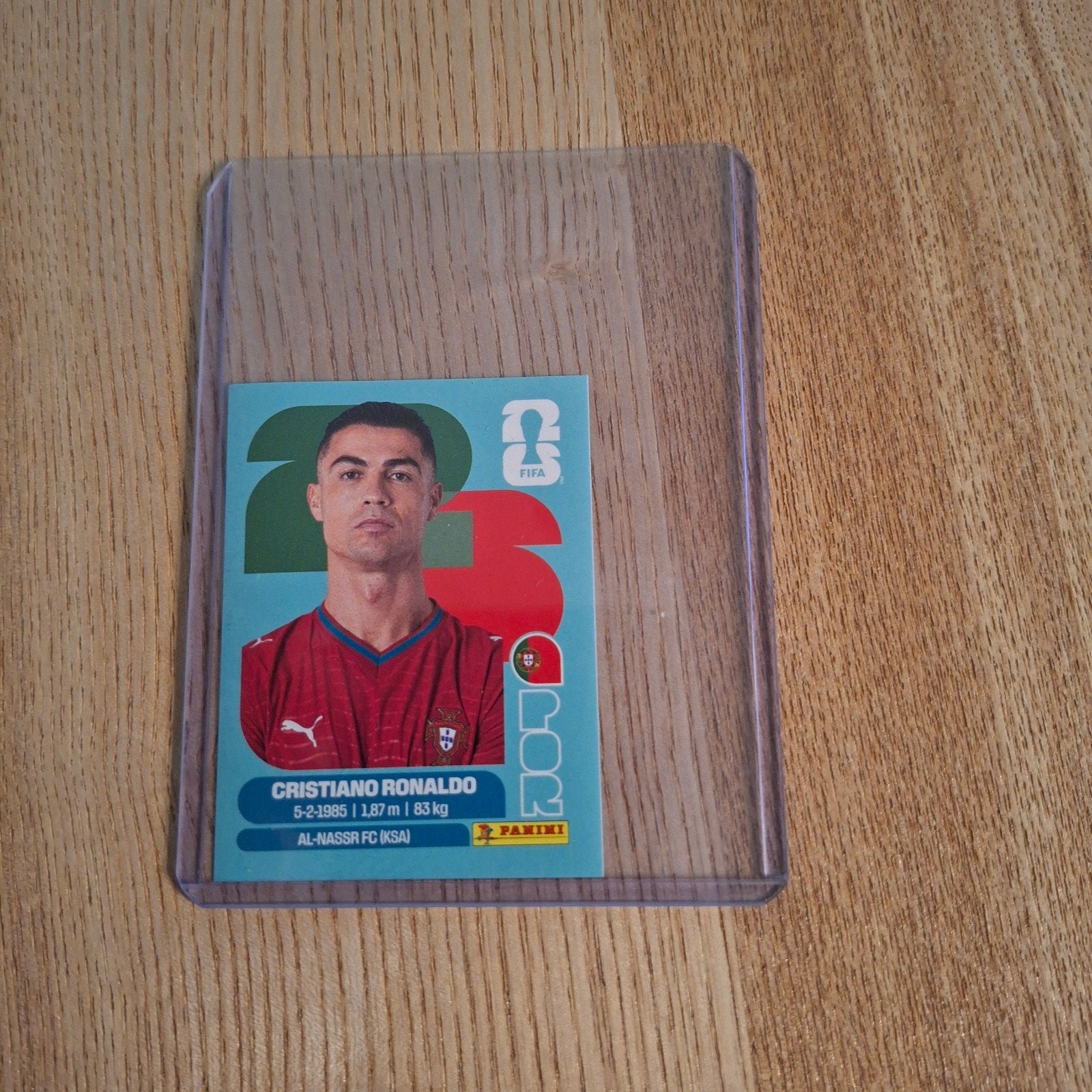 Panini plaatje Ronaldo., Ophalen of Verzenden, Nieuw, Sticker