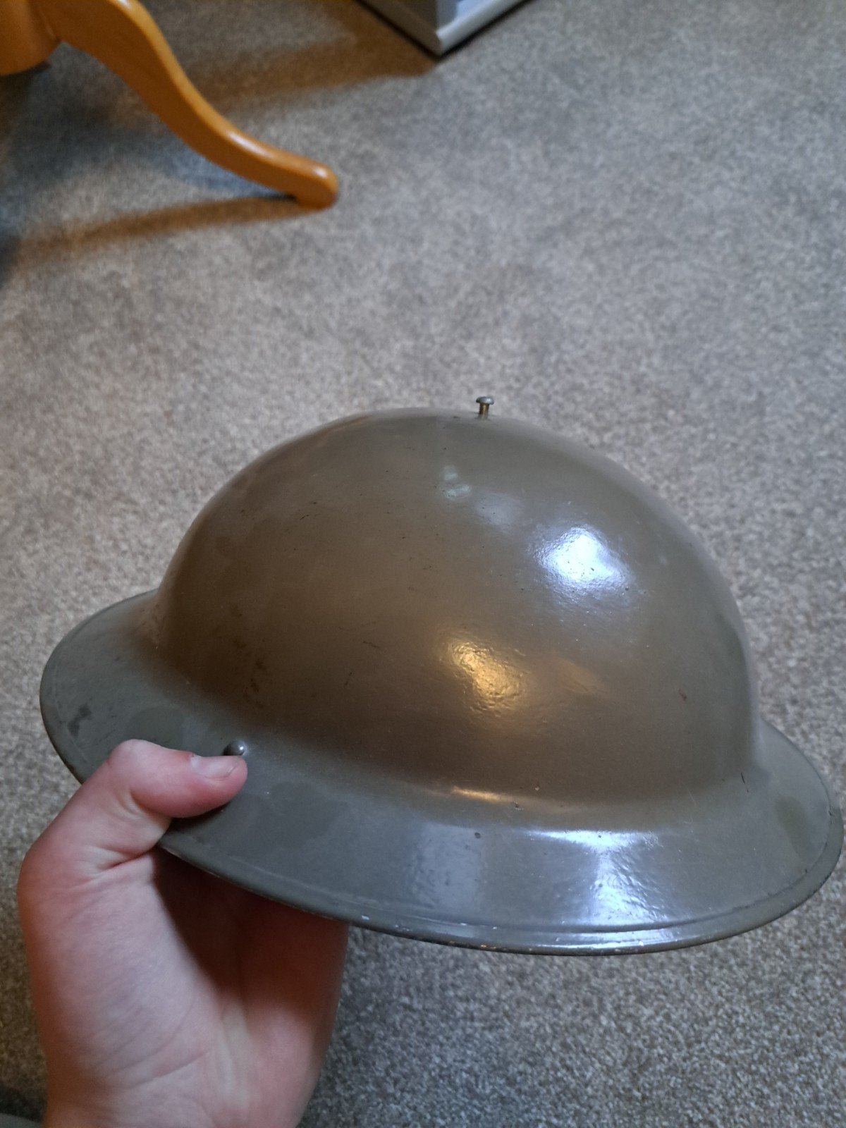 Engelse MK2 "Brodie" helm uit 1941, Ophalen of Verzenden, Landmacht, Engeland, Helm of Baret
