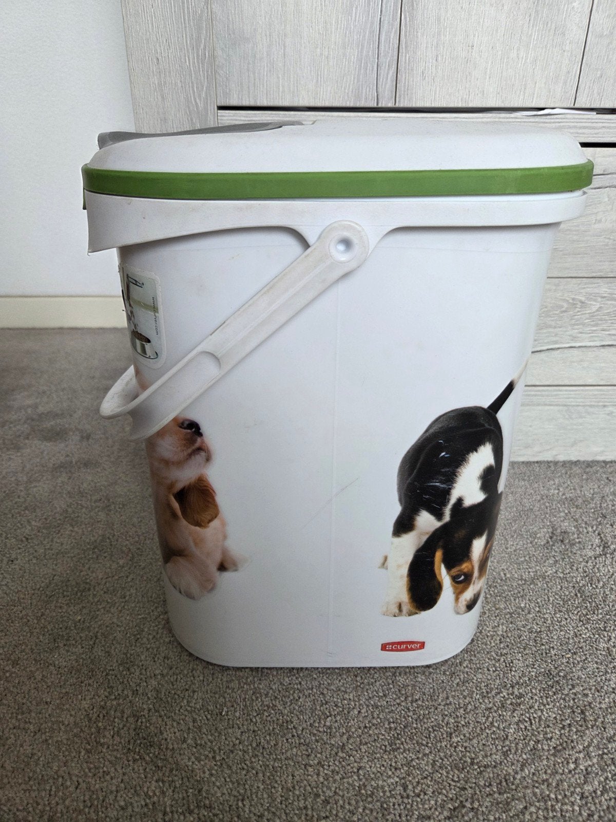Curver bewaardoos voor voer 10 liter, Ophalen of Verzenden, Gebruikt
