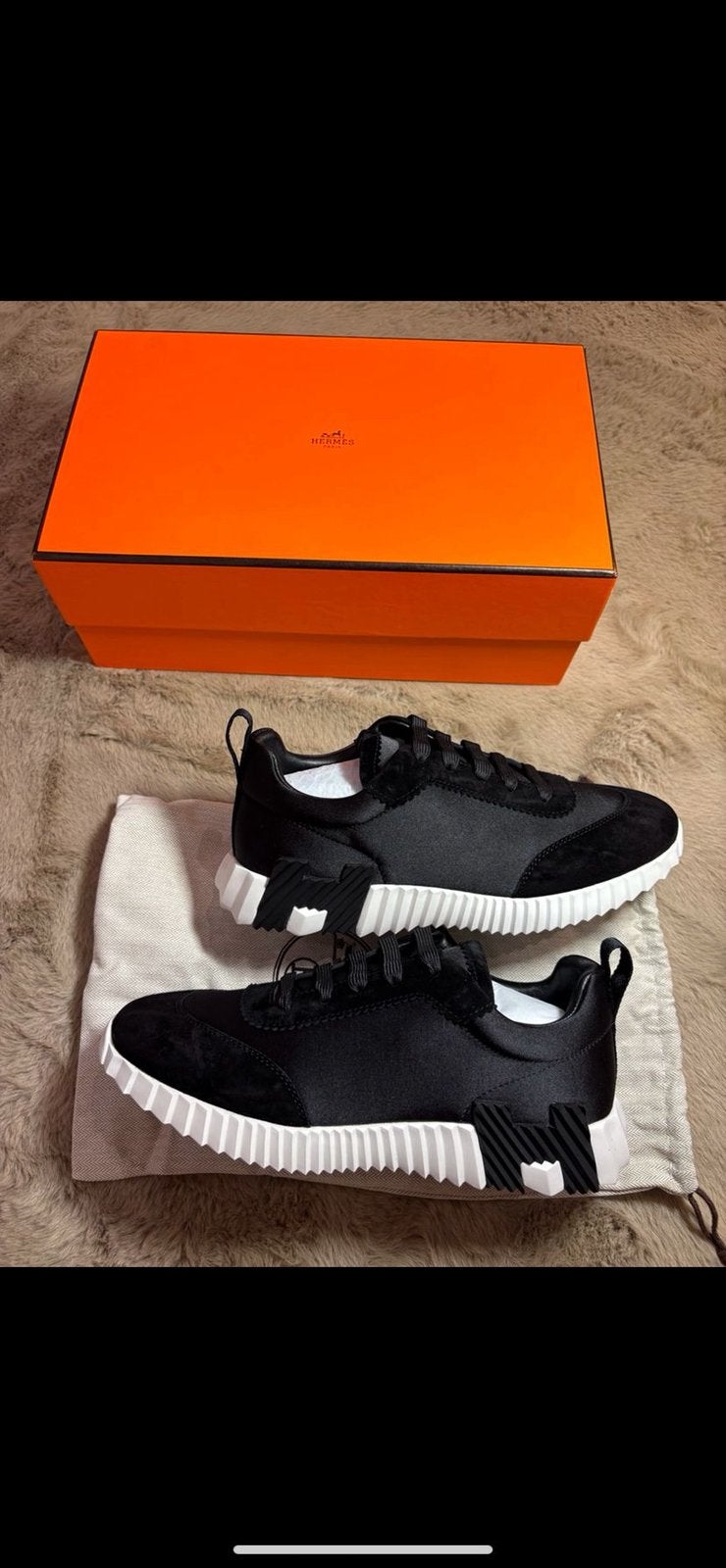 Hermes Bouncing – Nieuw | Maat 36 t/m 46, Kleding | Dames, Schoenen, Ophalen of Verzenden, Nieuw, Zwart, Sneakers of Gympen
