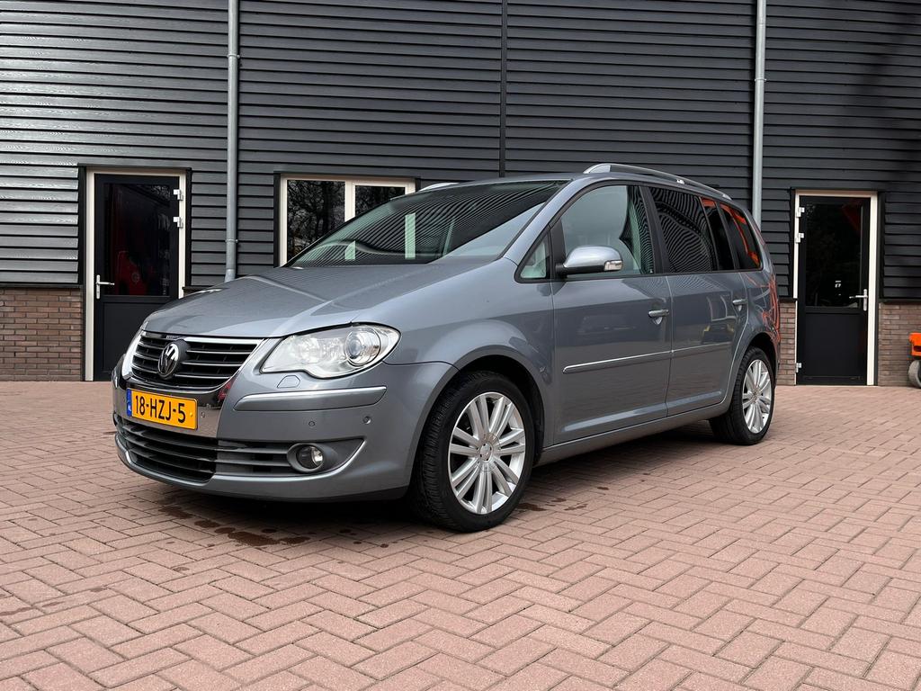Volkswagen Touran 1.4 TSI 170PK DSG 2009 Grijs, Auto's, Stof, Zwart, 4 cilinders, Origineel Nederlands