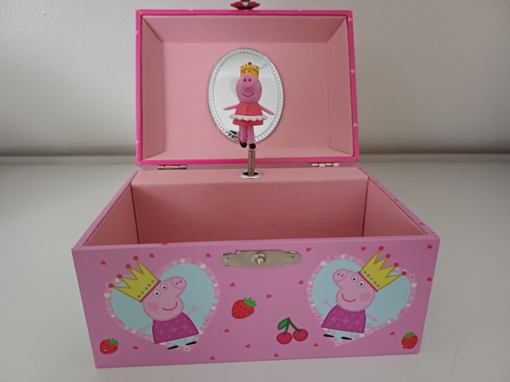 Peppa Pig Muziek-sieraden doosje - Zo goed als nieuw, Ophalen, Zo goed als nieuw, Meisje