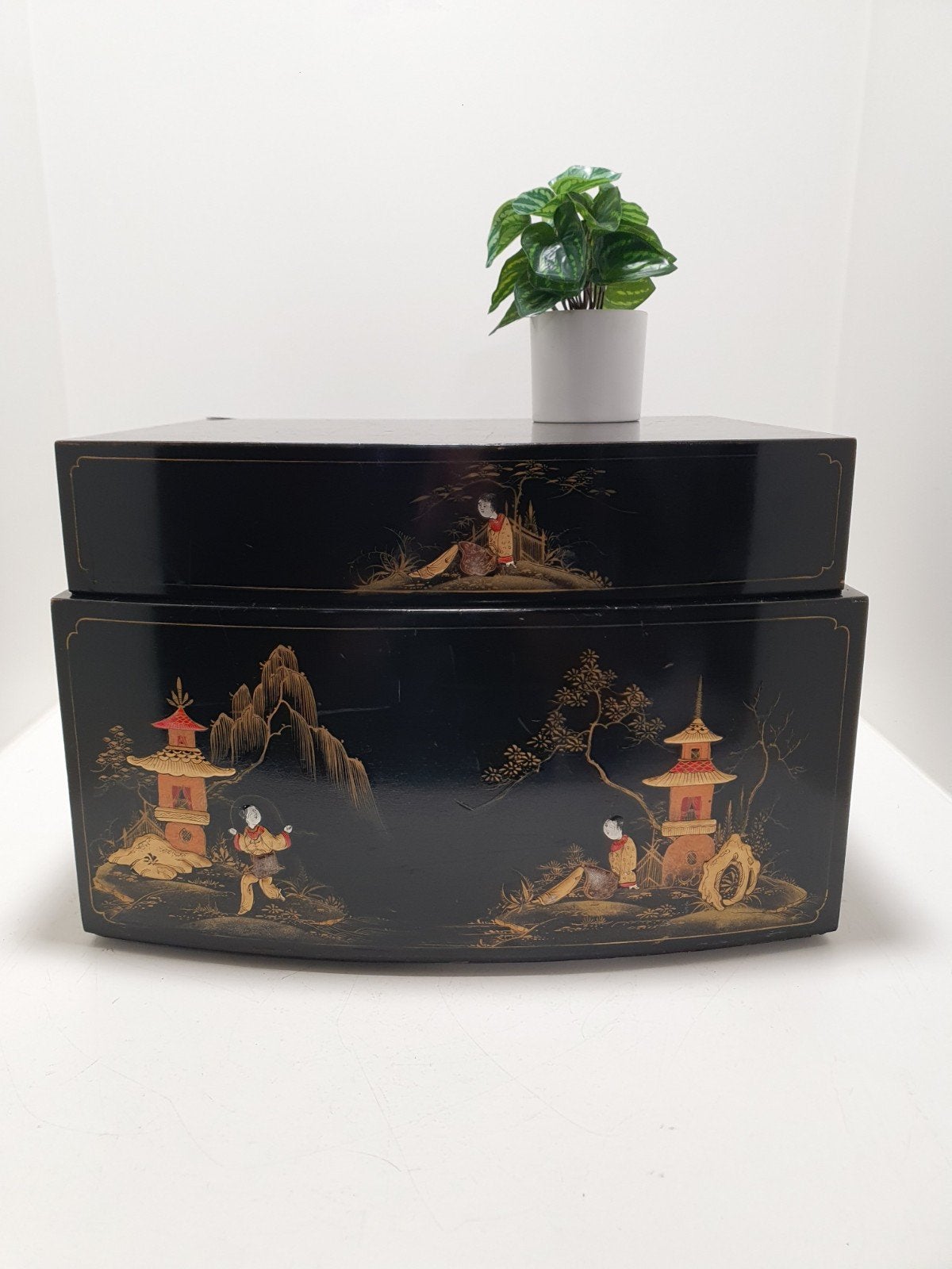 Pye Black Box chinoiserie platenspelerkast jaren '50., PYE, ., Niet werkend, Platenspeler-onderdeel