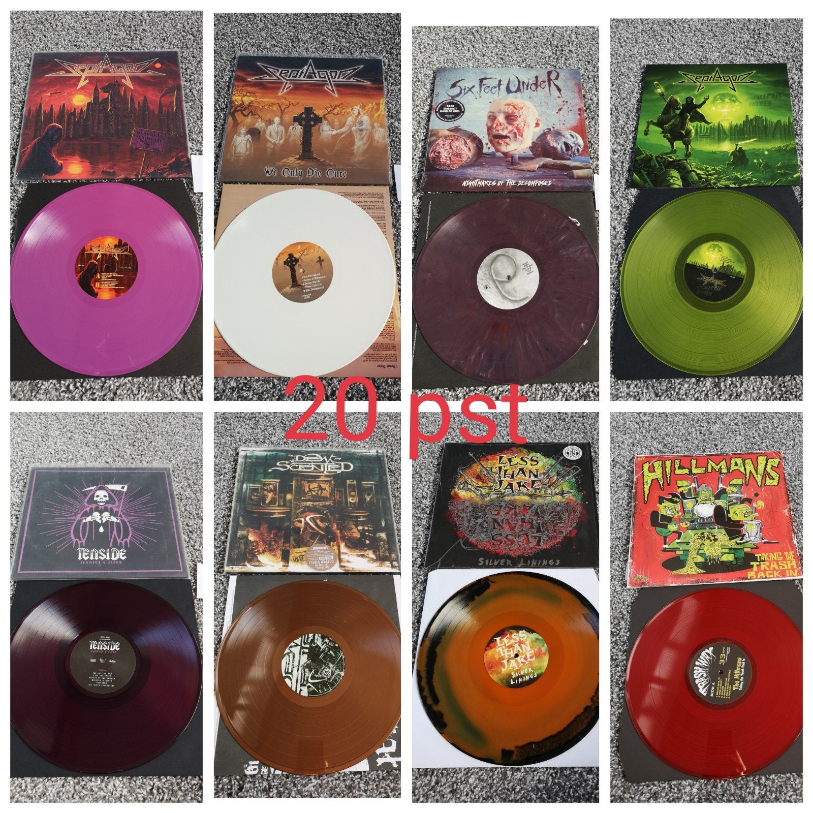 Veel Metal, Punk, Metalcore vinyl, Ophalen of Verzenden, Zo goed als nieuw