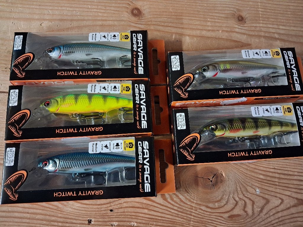 Savage Gear Twitchbaits (2 lengtes) Gravity Twitch.., Tinstraat, Savage Gear, Overige typen, Nieuw