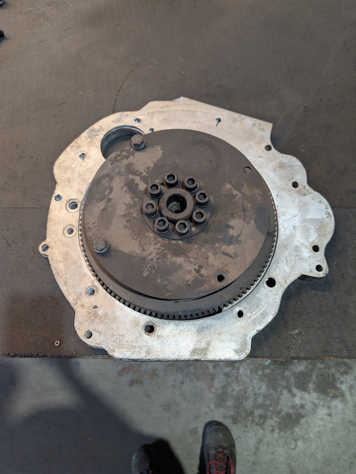 adapterplaat 300 200 tdi naar m57, Auto-onderdelen, Ophalen, Gebruikt, Land Rover