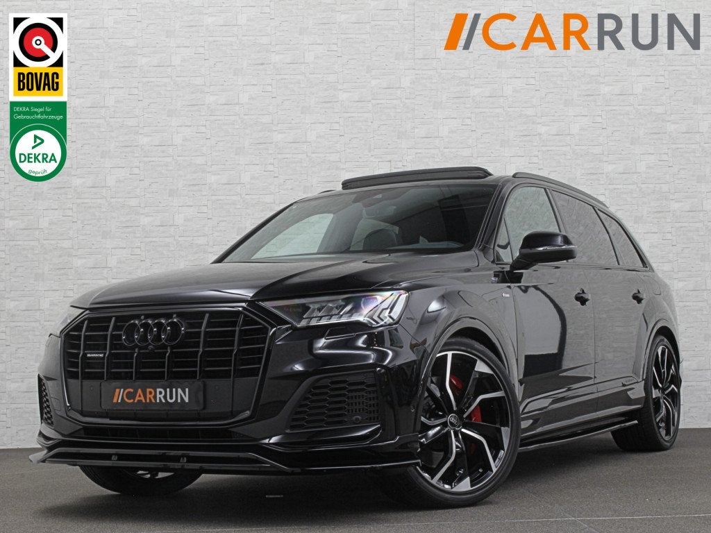 Audi Q7 50 TDI 7-Persoons S-Line | RS Leder | 360 Camera | T, Auto's, Audi, 12 maanden, 15 km/l, Gebruikt, 7 stoelen