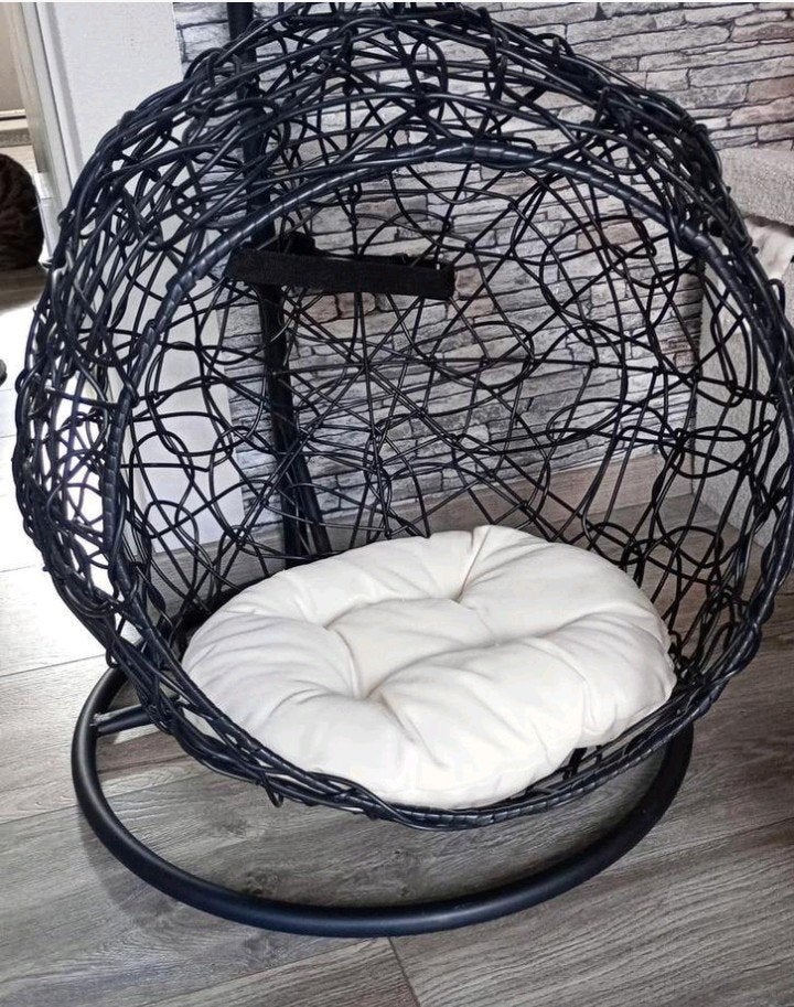 Jeffrey wicker hangstoel Nieuwstaat, Ophalen of Verzenden, Nieuw, Polyester