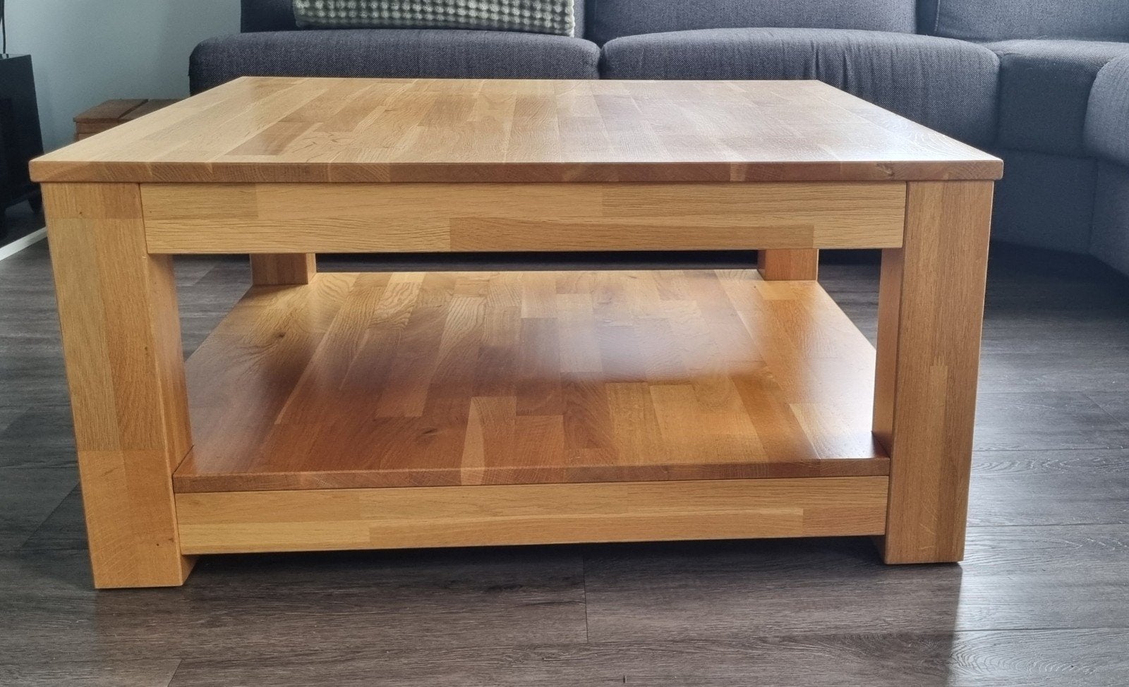 Woood eikenhouten salontafel, Gebruikt, 50 tot 100 cm, 5 – 50, Eikenhout