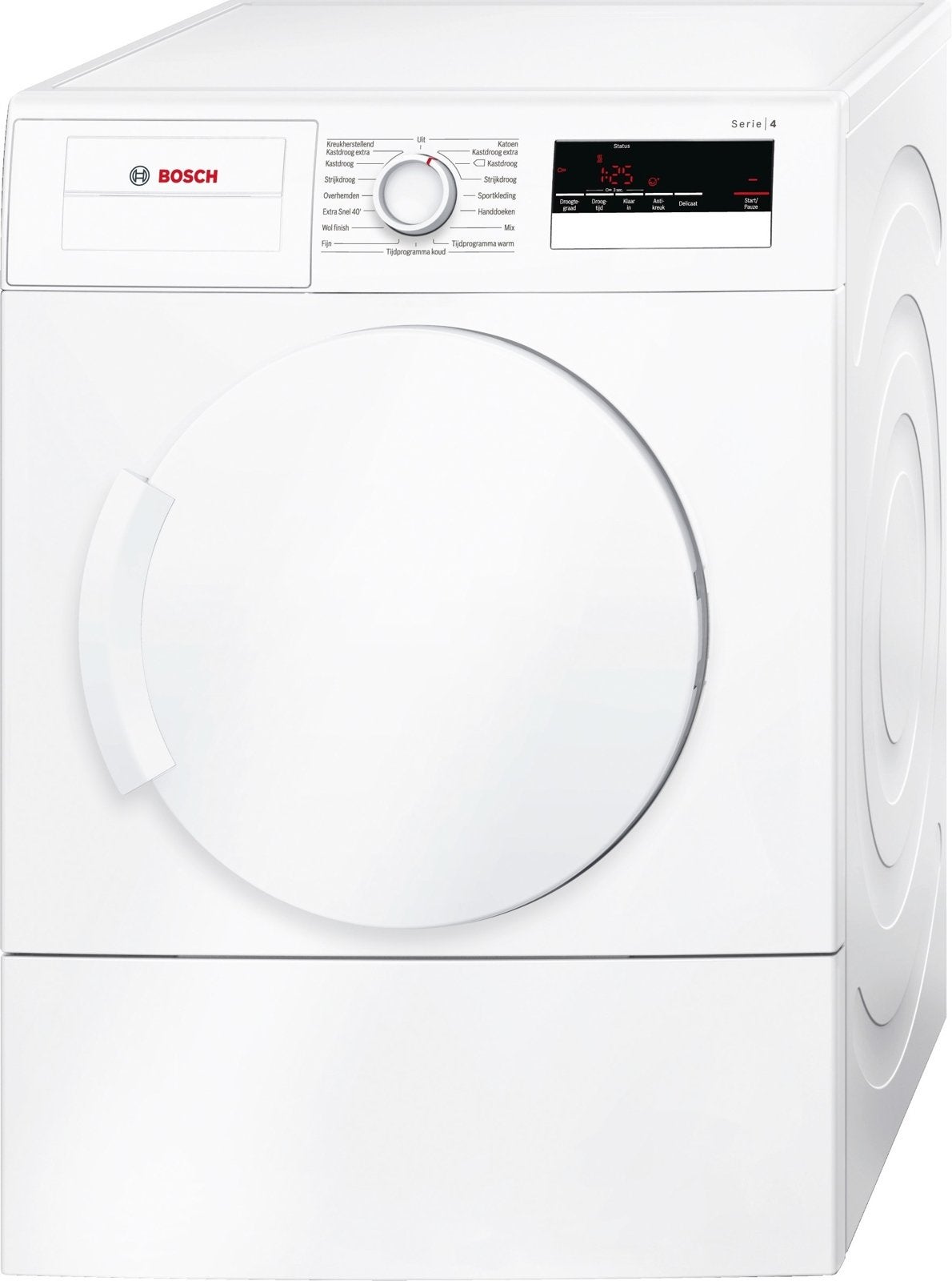 Bosch wasdroger, Ophalen, 6 tot 8 kg, Gebruikt, Luchtafvoer