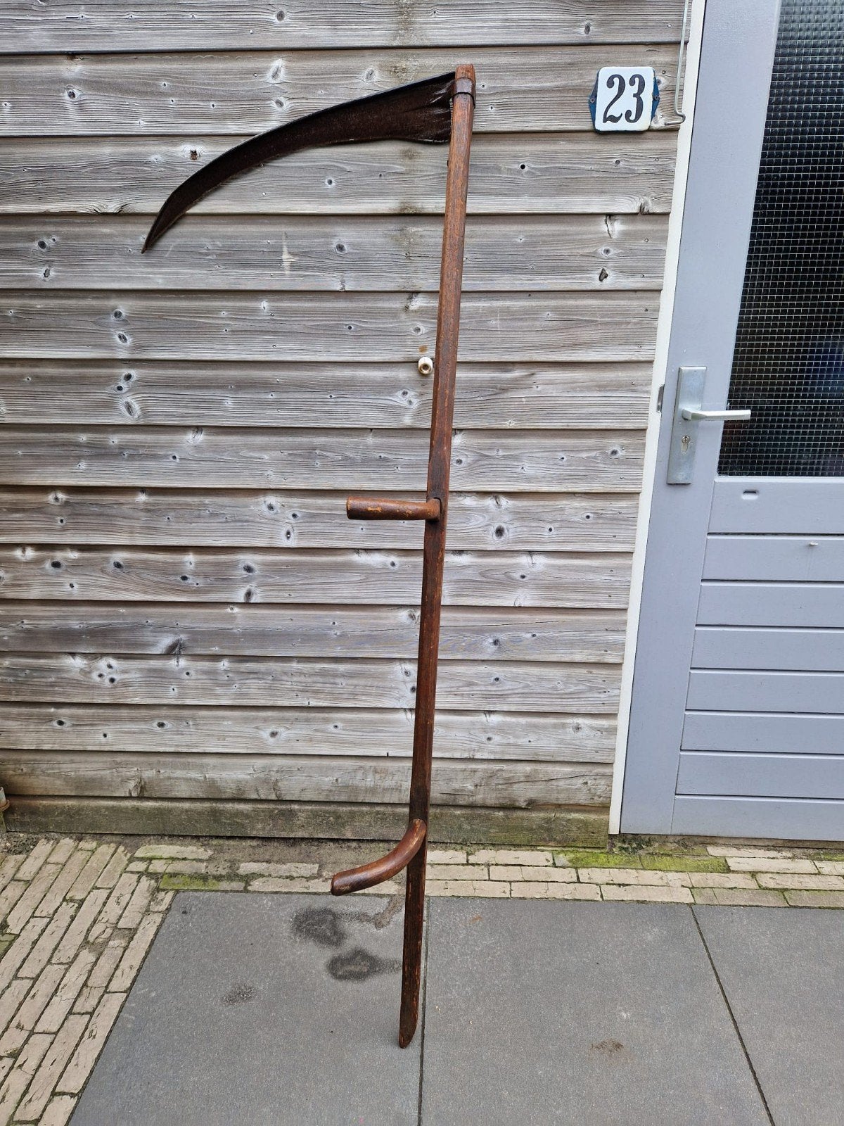 Zeis met houten steel - Traditioneel tuingereedschap, Ophalen, Gebruikt