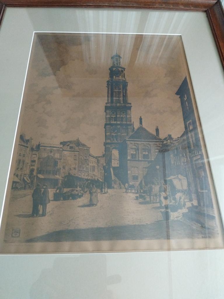 H E Roodenburg, ets v wijnhuistoren Zutphen 1918, Ophalen