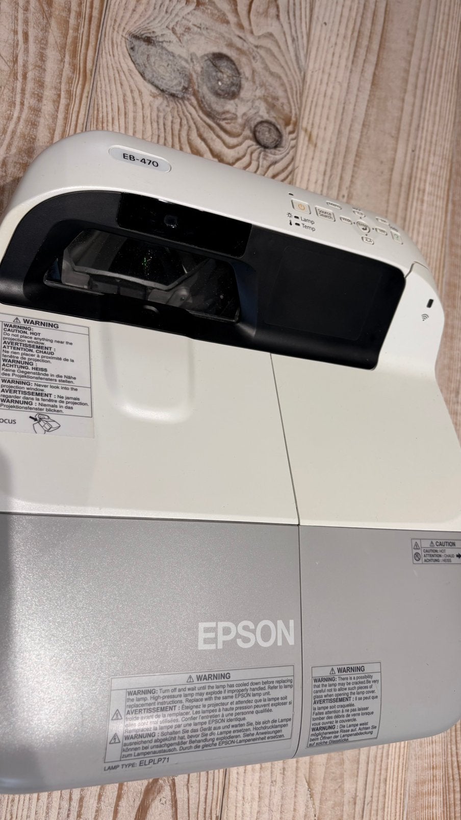 Epson EB-470-beamer, Ophalen, Gebruikt, Overige resoluties