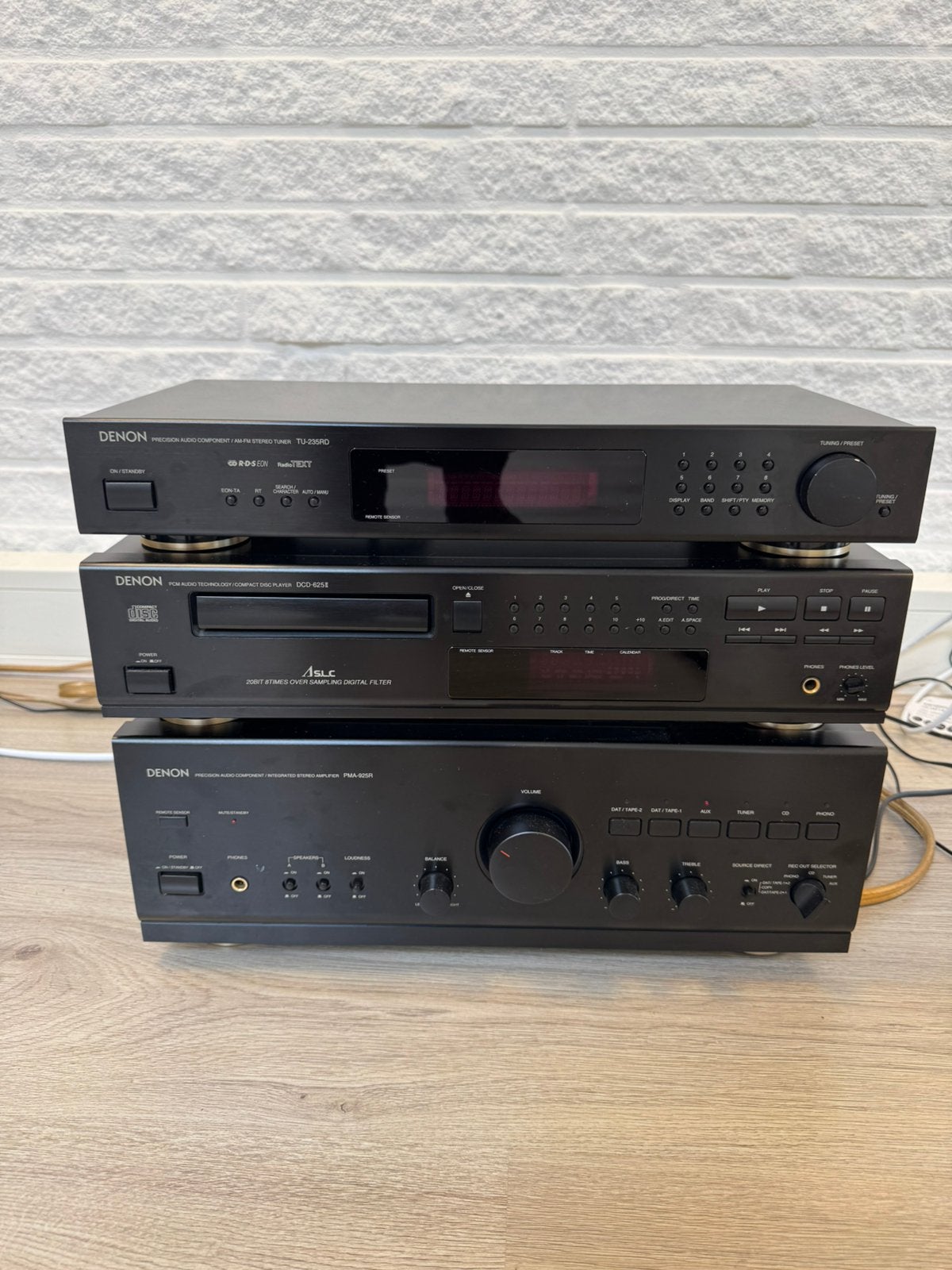 Denon stereo set + MB Quart 1000 speakers, Ophalen, Gebruikt, Losse componenten, Denon