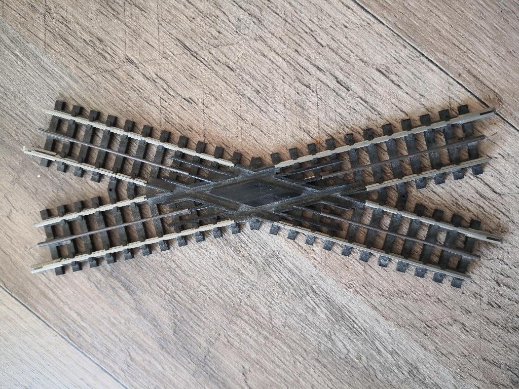 Modeltrein TRIX-EXPRESS 3 rail systeem kruising €1.25, Gebruikt, Gelijkstroom, Trix, Rails