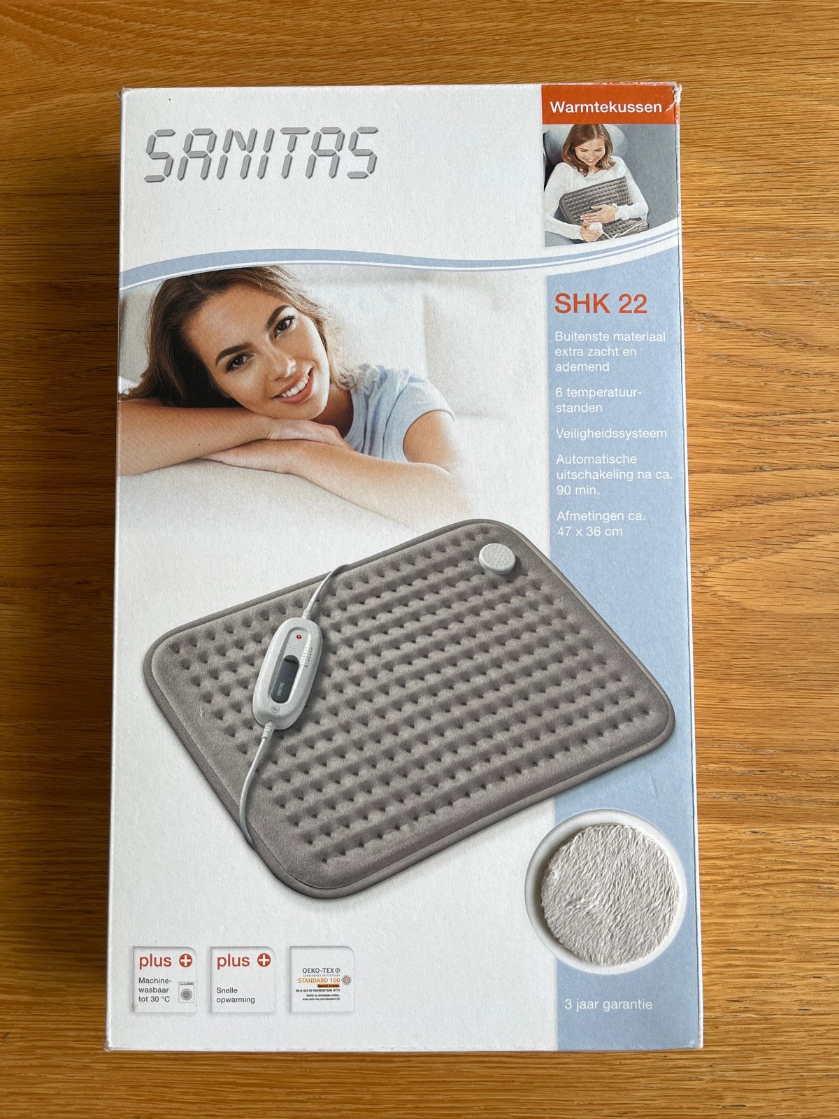 Sanitas SHK 22 Warmtekussen - Zacht en Ademend, Ophalen, Nieuw, Overige typen