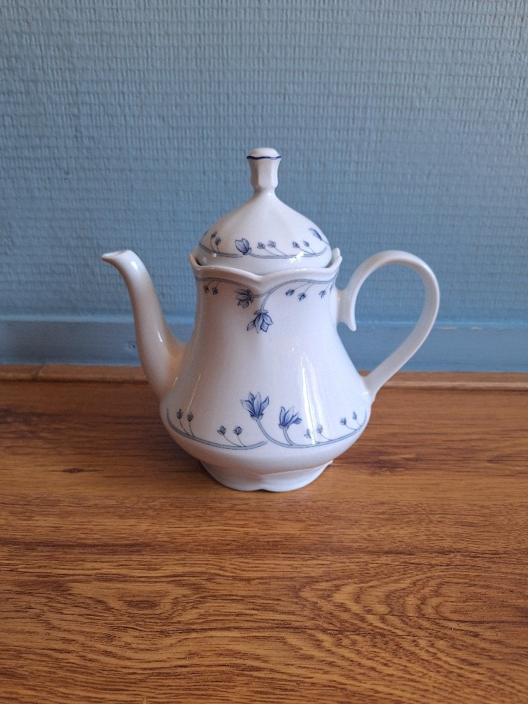Blauwwitte Porseleinen Theepot, Ophalen of Verzenden