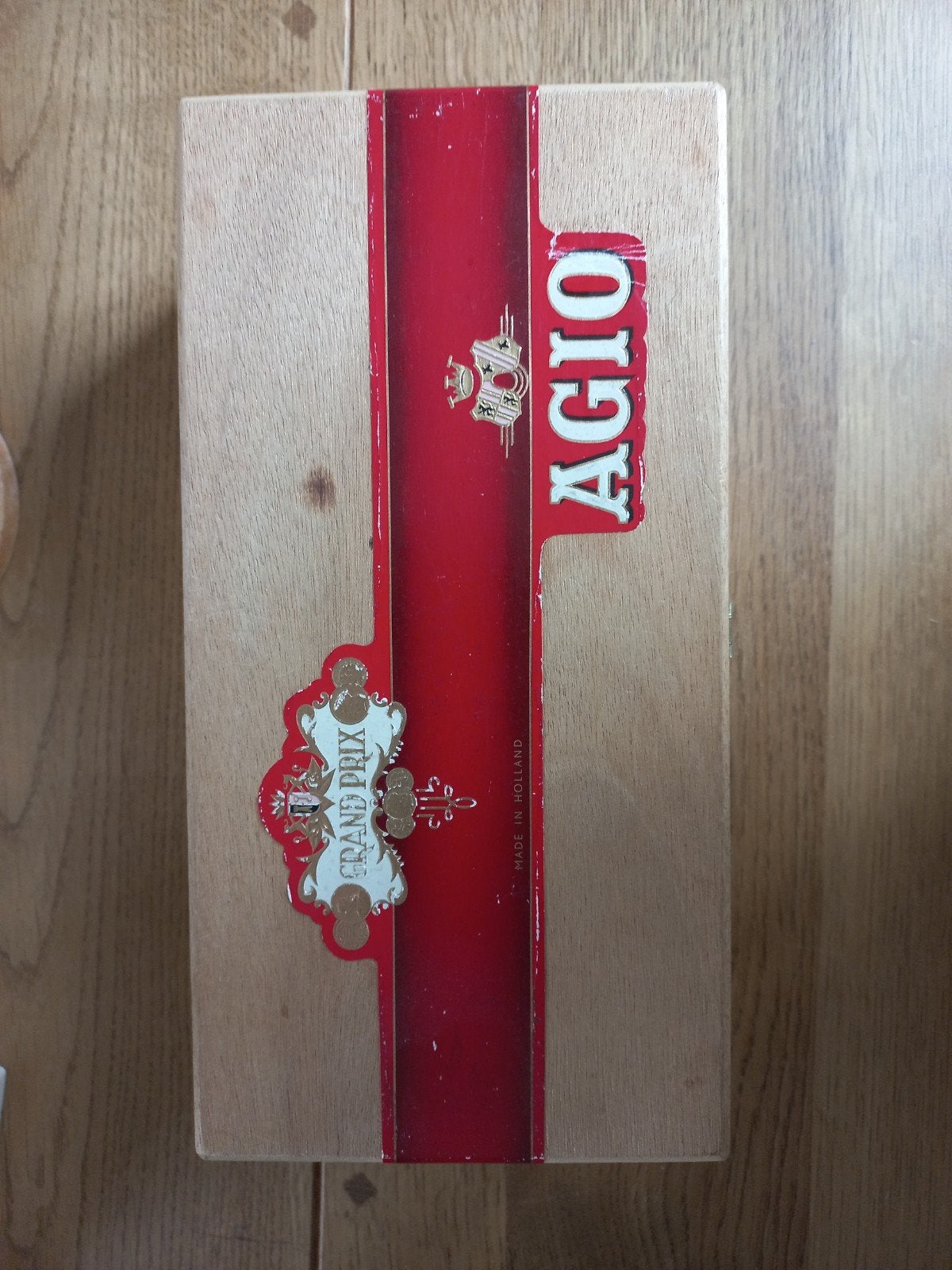 Gave Agio sigarenkist voor de inhoud van 50 sigaren., Verzamelen, Rookartikelen, Aanstekers en Luciferdoosjes, Ophalen of Verzenden