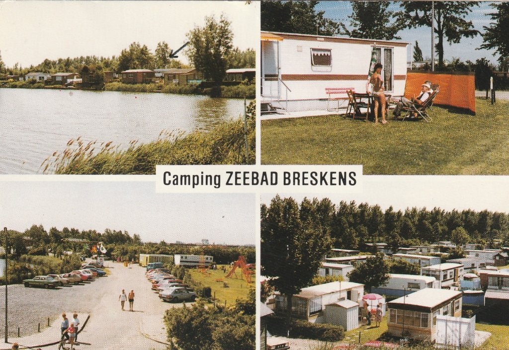 BRESKENS Camping Zeebad met Roodstempel, Verzenden, 1980 tot heden, Gelopen, Zeeland