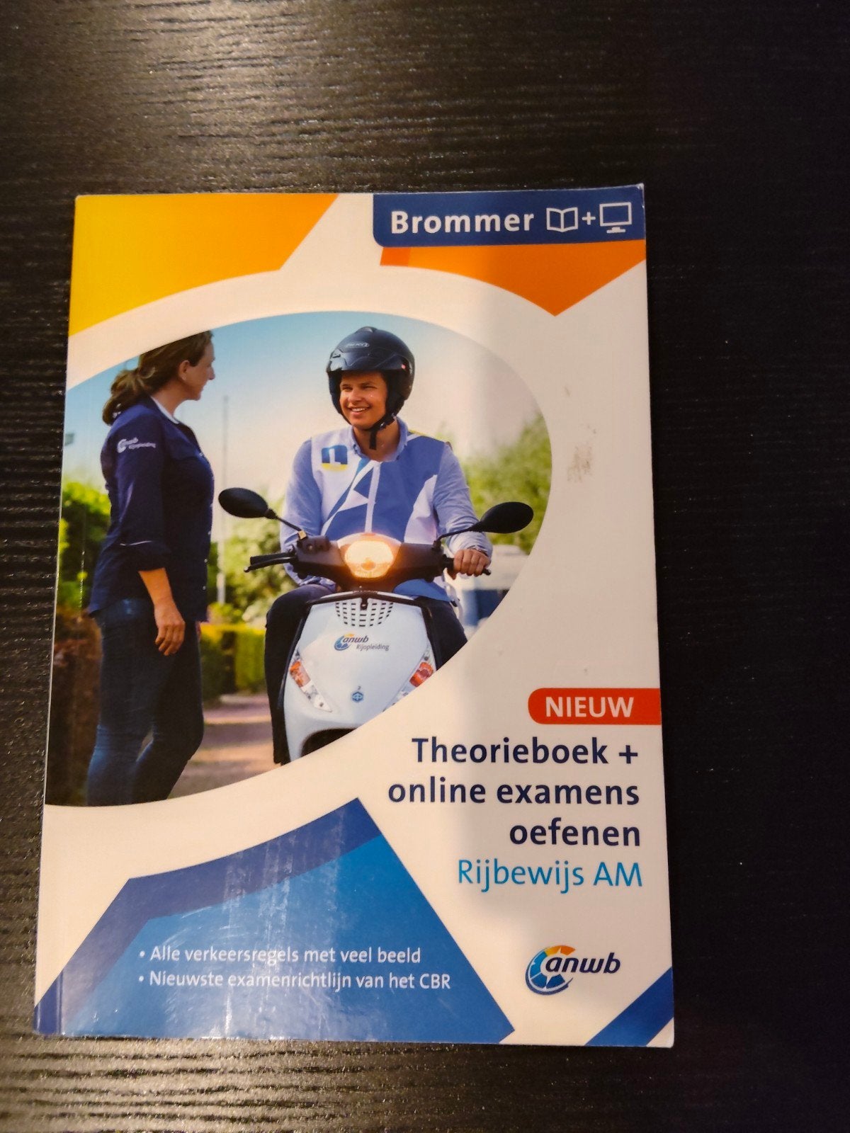 ANWB Brommer Theorieboek + Online Examens Oefenen, Ophalen of Verzenden, Nieuw, Niet van toepassing, ANWB