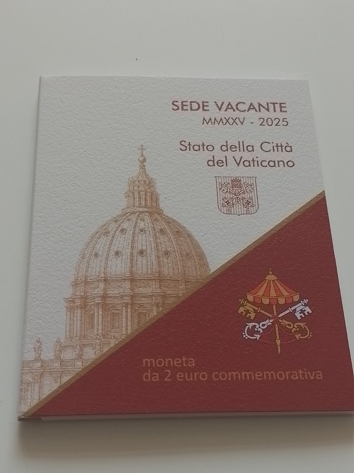 2 Euromunt Vaticaan 2025: Sede Vacante bu, Ophalen of Verzenden, Vaticaanstad, 2 euro