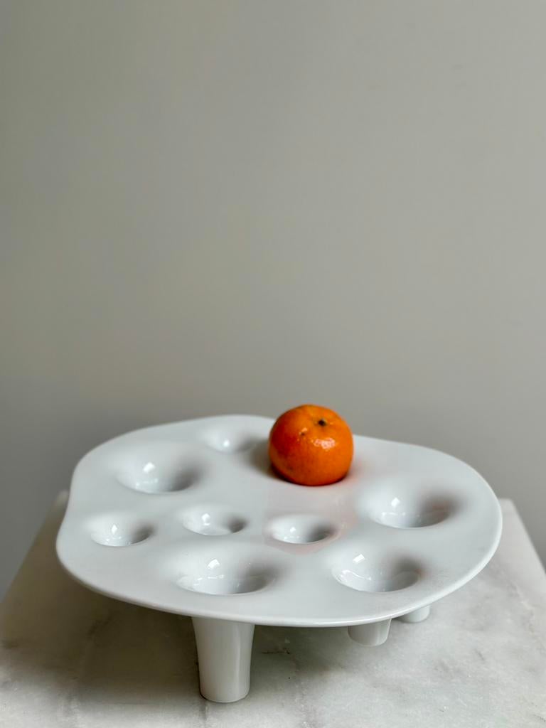 Kandelaar en fruitschaal Willem Noyons Fruit and Fire” 2003, Ophalen of Verzenden, Zo goed als nieuw, Overige materialen, Minder dan 25 cm
