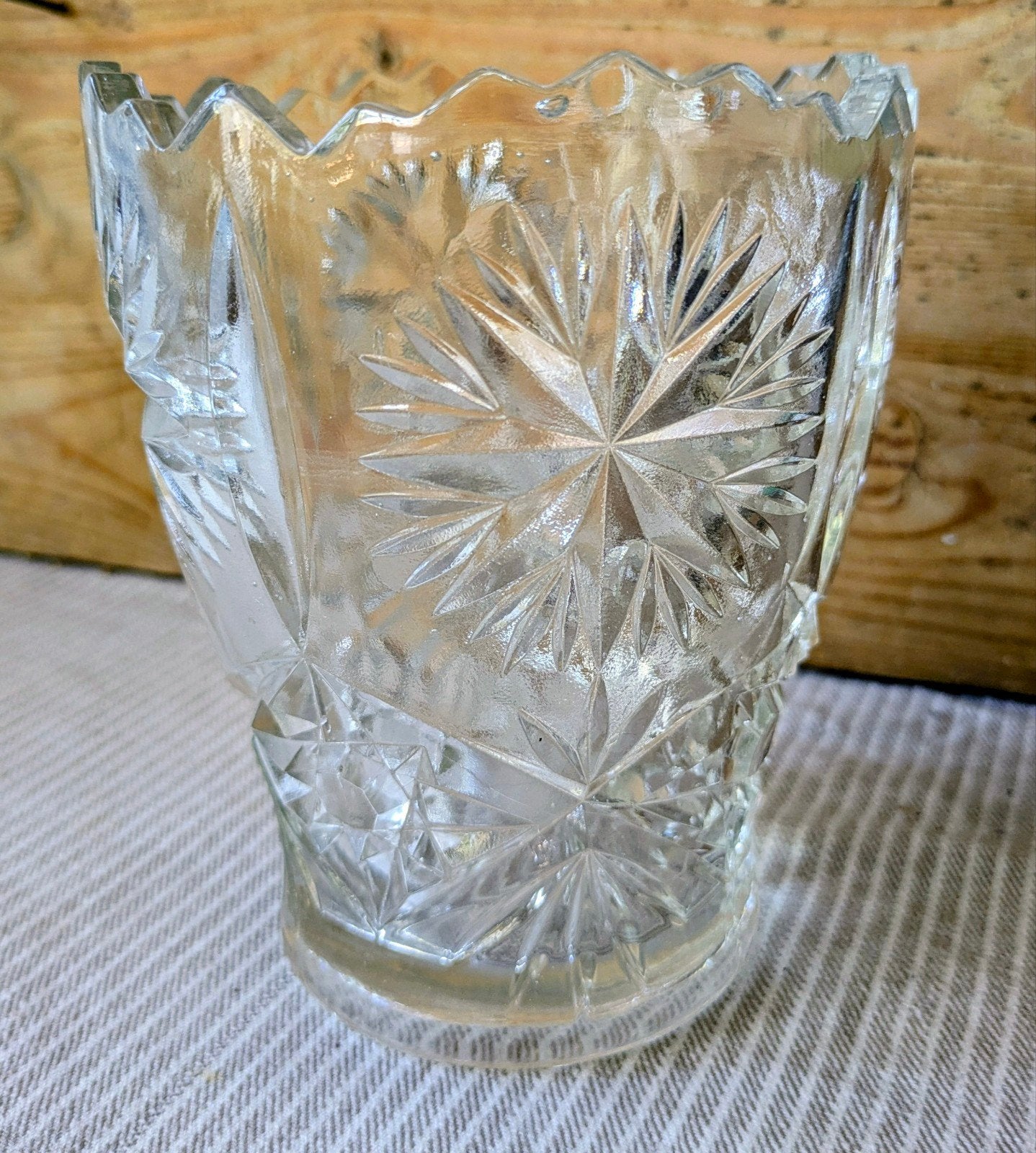 vintage vaasje kristal, Ophalen of Verzenden