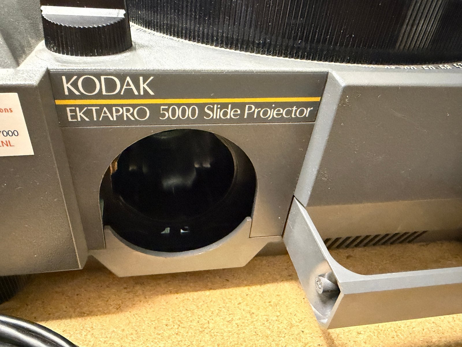 Kodak Ektapro 5000 Diaprojector met Draagkoffer, Trommel, Re, Audio, Tv en Foto, Ophalen of Verzenden, Gebruikt