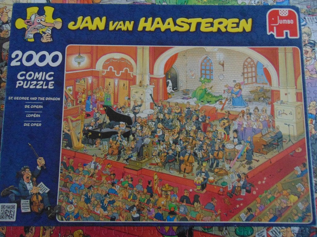 Jan van Haasteren Puzzel van 2000 stukjes Opera, Ophalen of Verzenden, 500 t/m 1500 stukjes, Zo goed als nieuw, Legpuzzel