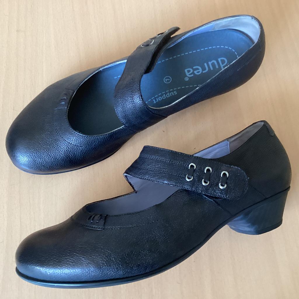 DUREA DAMES SCHOENEN Maat  7,5. (K)    41,5 kleur zwart, Ophalen of Verzenden, Zo goed als nieuw, Zwart, Sneakers of Gympen