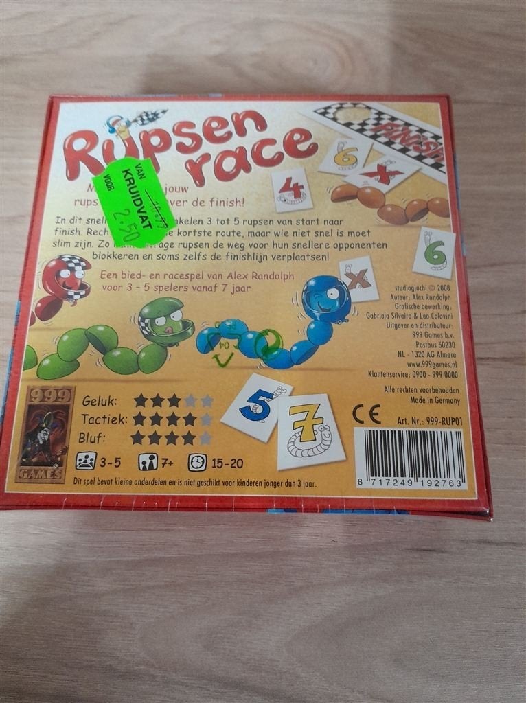 Rupsen Race - 999 games - s3998, Verzenden, Zo goed als nieuw