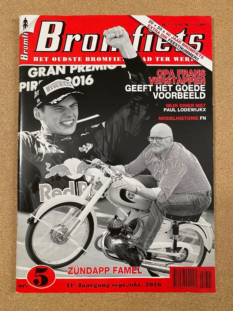 Bromfiets 5 2016, Verzenden, Gelezen, Sport en Vrije tijd