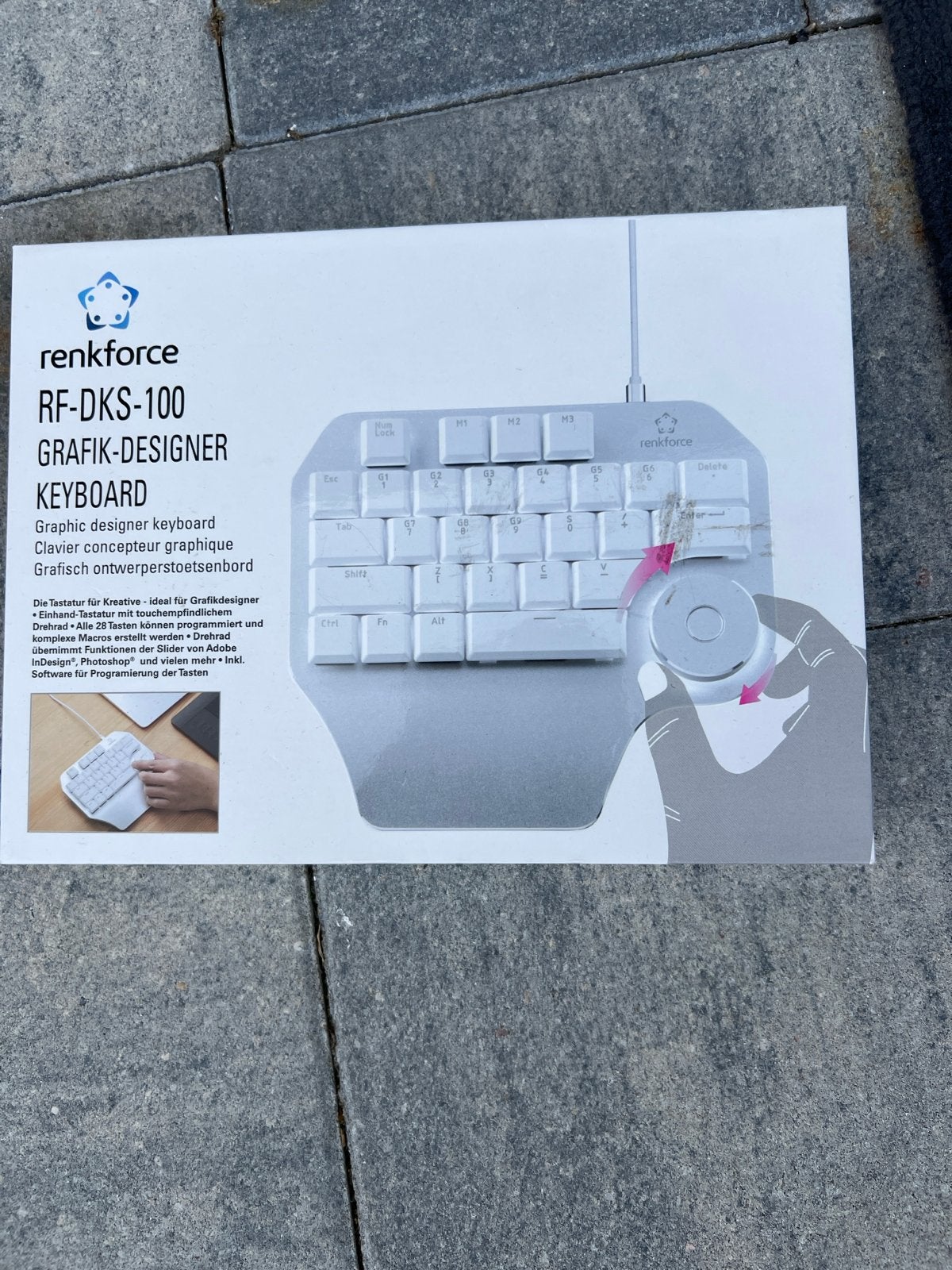 Renkforce RF-DKS-100 Grafisch Ontwerper Toetsenbord, Plug-and-play, Ophalen of Verzenden, Bedraad, Overige indelingen