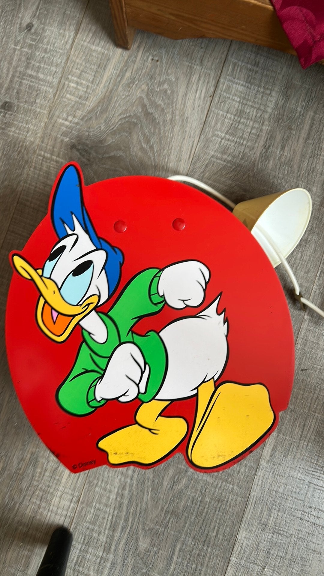 Lamp donald duck, Ophalen of Verzenden, Zo goed als nieuw, Lamp