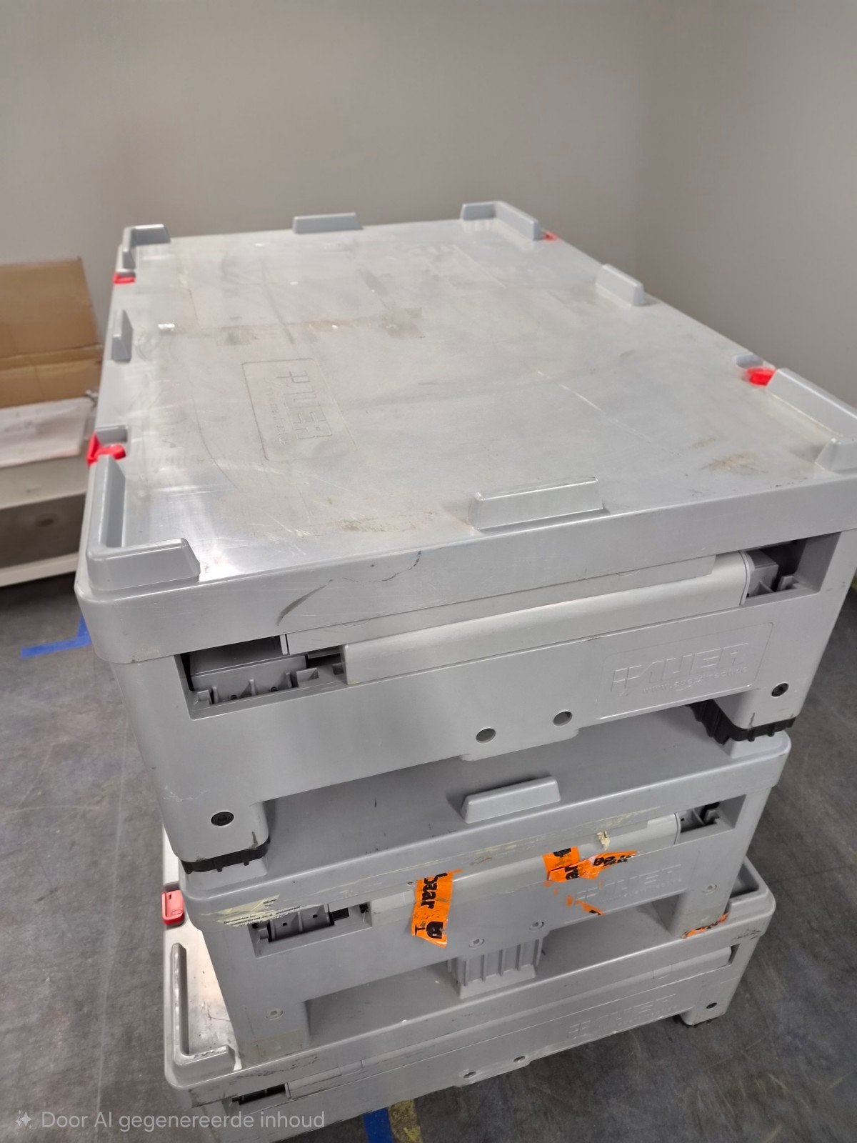 Opvouwbare pallets / kratten met deksel, Ophalen, Gebruikt, 100 cm of meer, Opvouwbaar