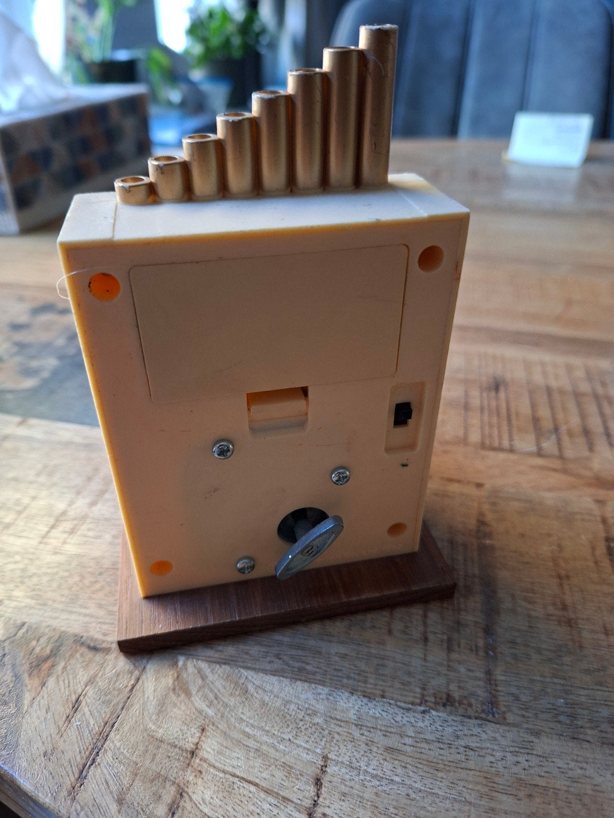 Vintage Muziekdoosje Orgel met Kindje - Silent Night, Ophalen of Verzenden, Gebruikt, 1 klavier, Overige typen