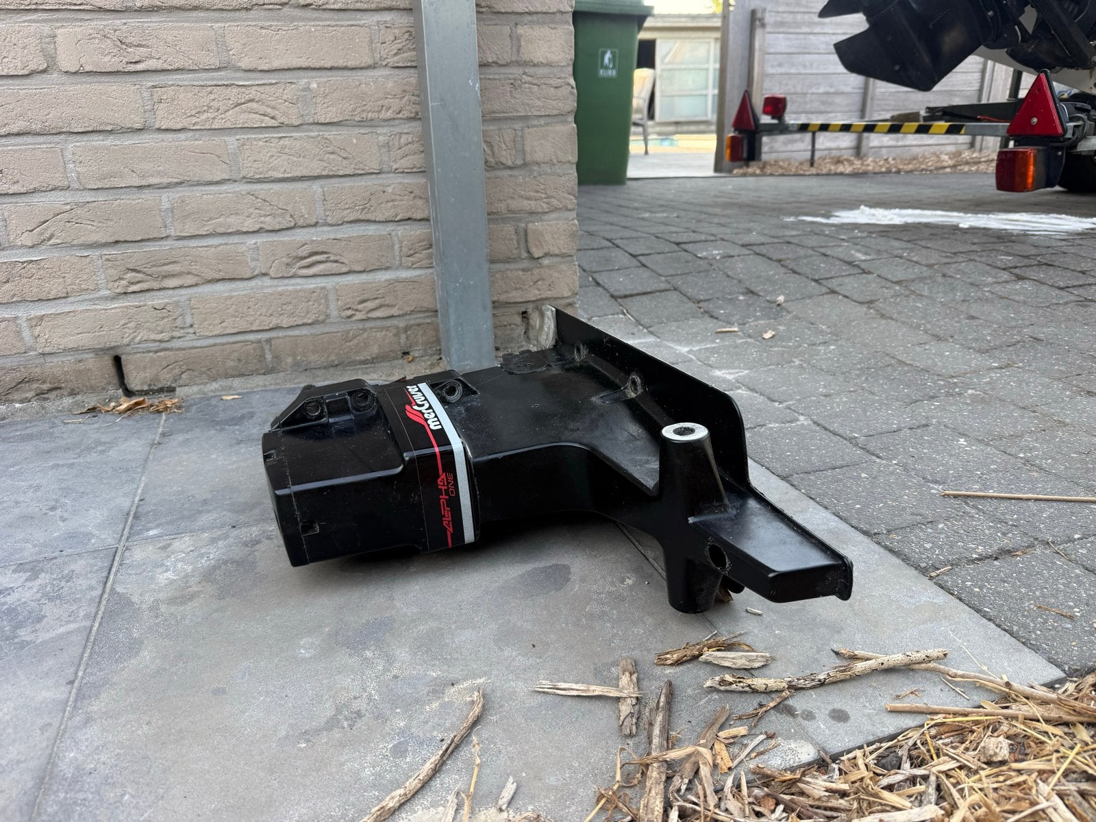 Mercruiser staartstuk voor motorboot, Watersport en Boten, Bootonderdelen, Ophalen, Gebruikt, Motor en Techniek, Motorboot