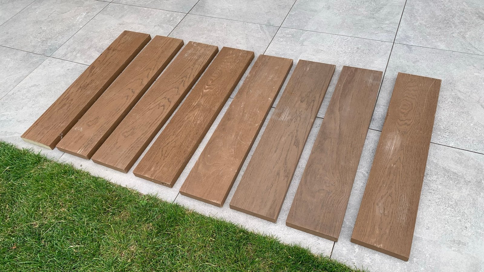 Millboard Coppered Oak Vlonderplanken 6x 85cm, Ophalen of Verzenden, Zo goed als nieuw, Composiet