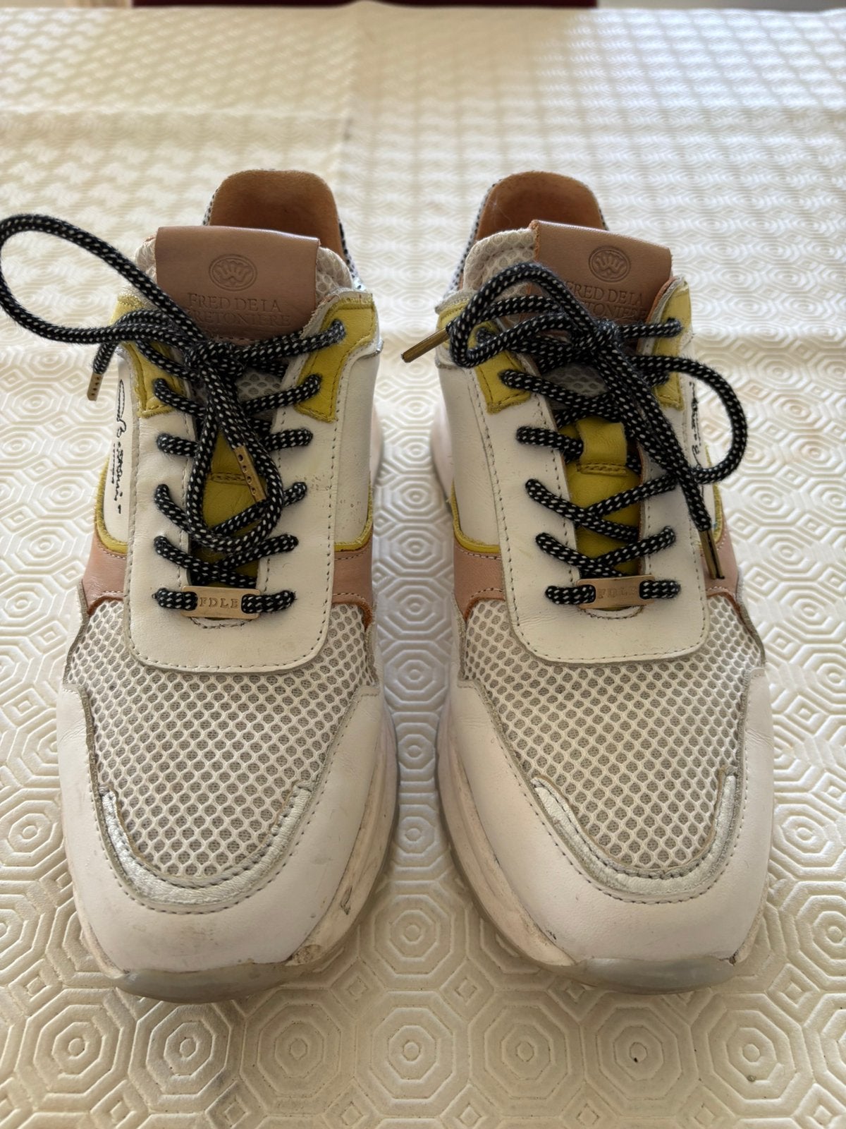 Fred de la Bretoniere witte sneakers, Kleding | Dames, Verzenden, Wit, Sneakers of Gympen, Gedragen