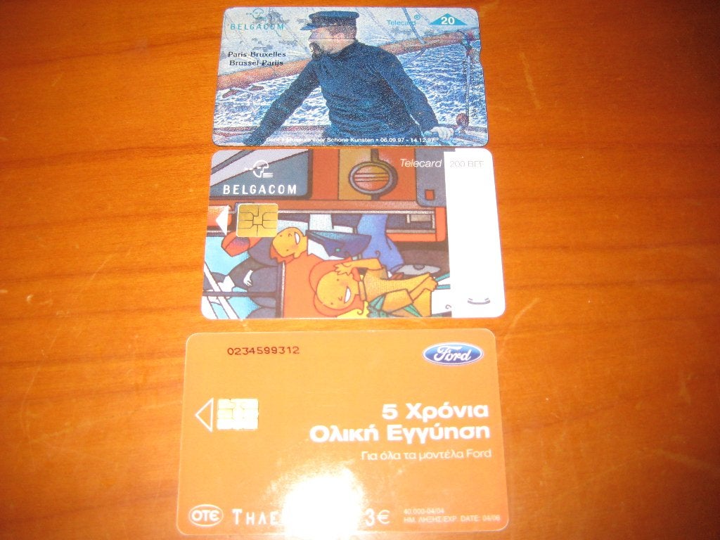3 telefoonkaarten, Verzamelen, Telefoonkaarten, Ophalen of Verzenden, Buitenland