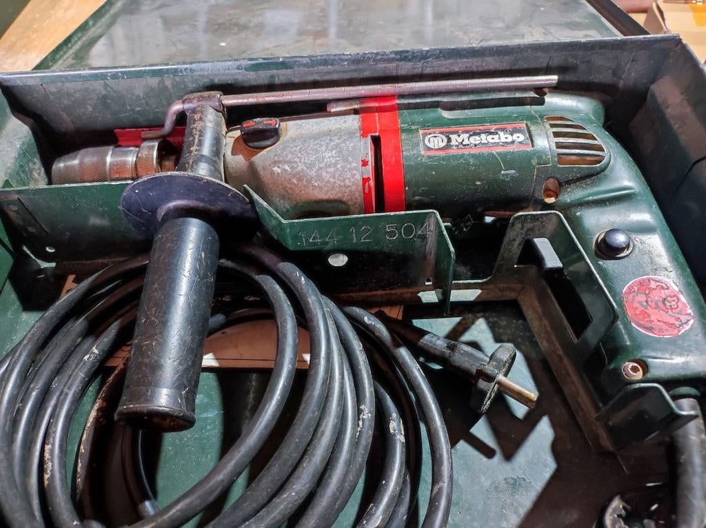 Metabo Boormachine - Krachtig en Betrouwbaar, Ophalen of Verzenden, Gebruikt, 600 watt of meer, Boormachine