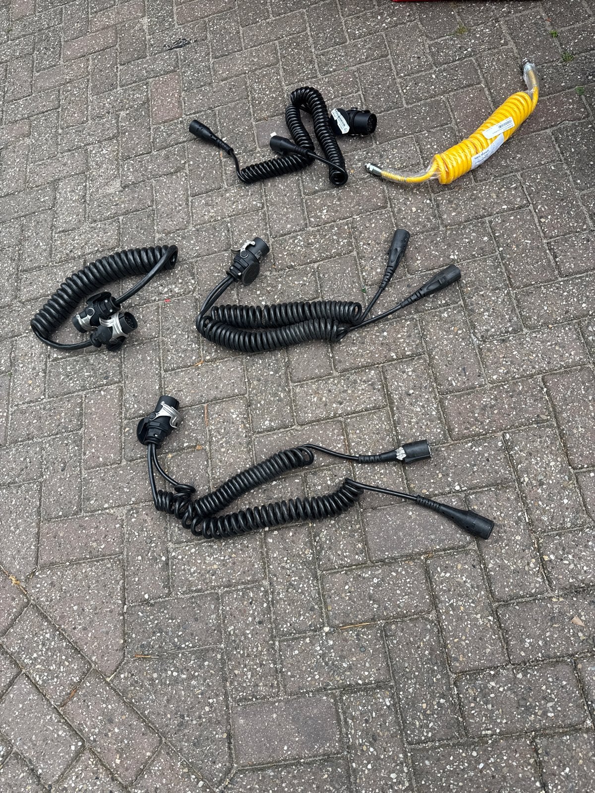 24V Adapterspiraalkabel 1x15-polig naar 2x7-polig (N+S) + EB, Ophalen, Gebruikt, Universele onderdelen