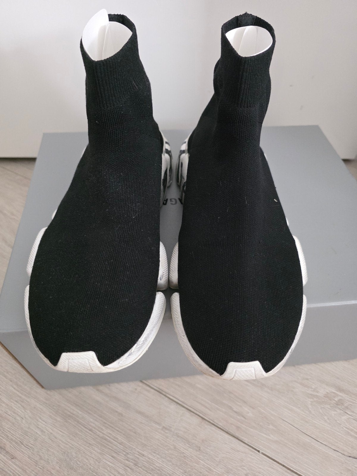 Balenciaga Speed 2.0 Graffiti Black/White EU41, Zwart, Ophalen of Verzenden, Zo goed als nieuw, Balenciaga