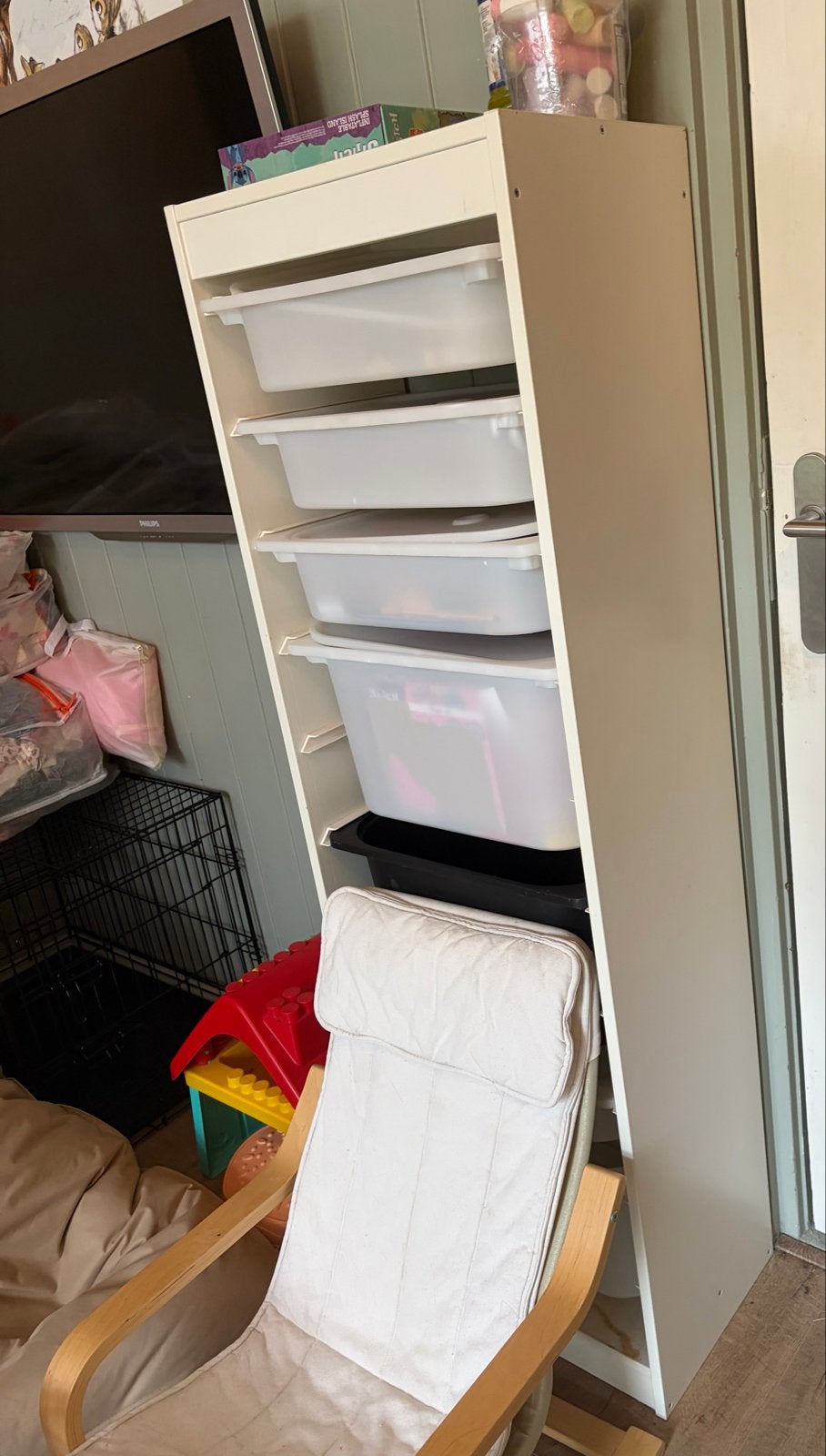 IKEA Trofast kast met opbergbakken, Ophalen, Gebruikt